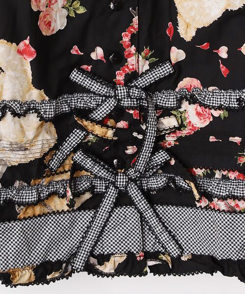 PINK HOUSE / ピンクハウス ロング・マキシ丈スカート | テディローズプリントスカート | 詳細1