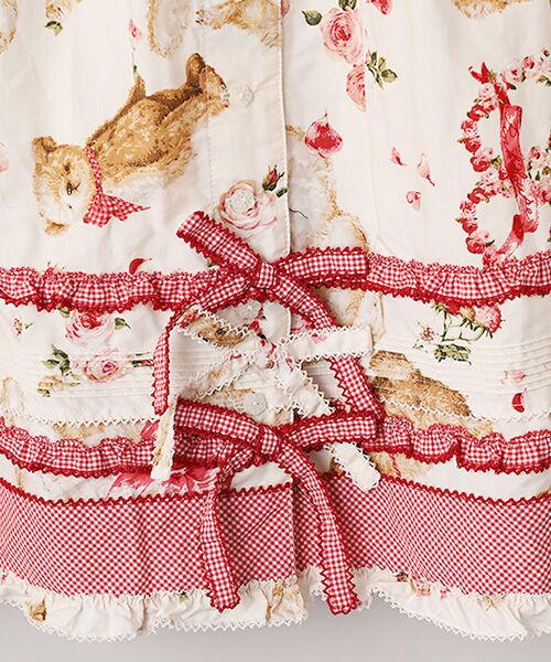 PINK HOUSE / ピンクハウス ロング・マキシ丈スカート | テディローズプリントスカート | 詳細2