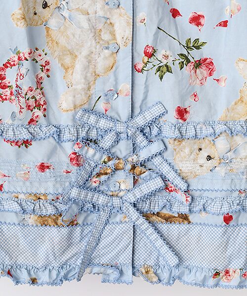 PINK HOUSE / ピンクハウス ロング・マキシ丈スカート | テディローズプリントスカート | 詳細4