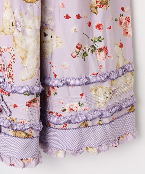 PINK HOUSE / ピンクハウス ロング・マキシ丈スカート | テディローズプリントスカート | 詳細7