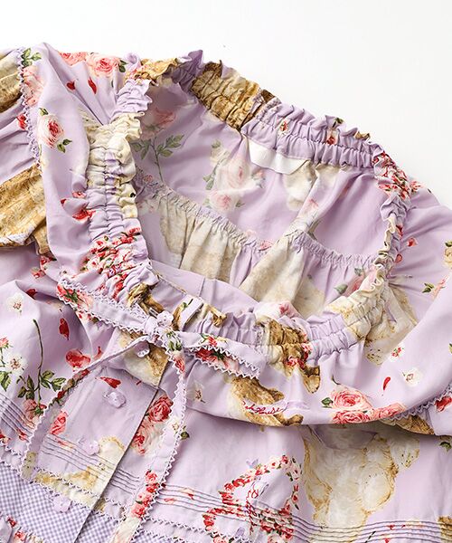 PINK HOUSE / ピンクハウス ロング・マキシ丈スカート | テディローズプリントスカート | 詳細9