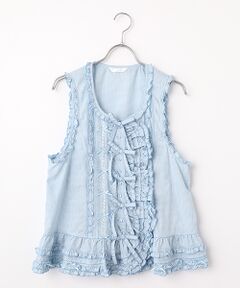 PINK HOUSE / ピンクハウス ベスト | リボンモチーフいっぱいベスト