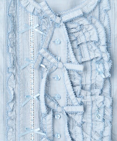 PINK HOUSE / ピンクハウス ベスト | リボンモチーフいっぱいベスト | 詳細8