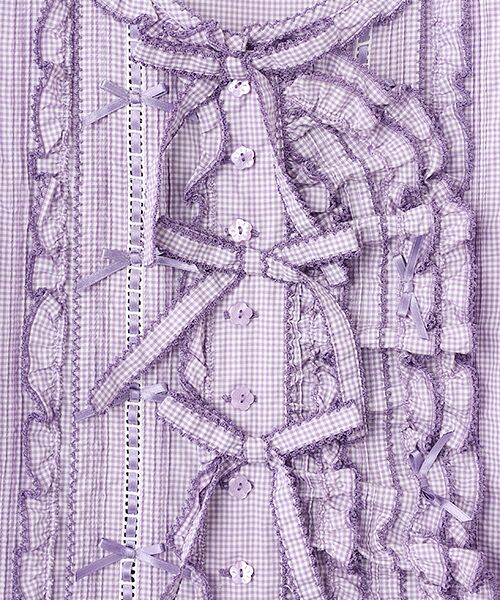 PINK HOUSE / ピンクハウス ベスト | リボンモチーフいっぱいベスト | 詳細9