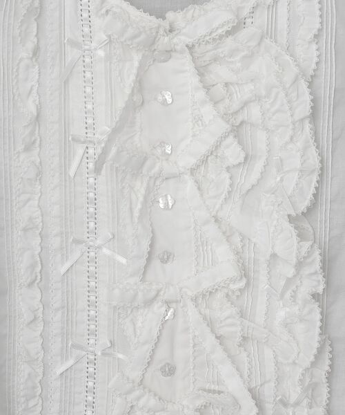 PINK HOUSE / ピンクハウス ベスト | リボンモチーフいっぱいベスト | 詳細10