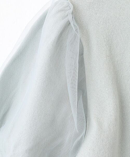 PINK HOUSE / ピンクハウス ニット・セーター | チュール使いパフスリーブニット | 詳細5