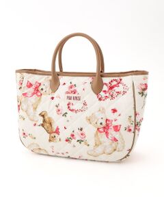 PINK HOUSE / ピンクハウス トートバッグ | テディローズプリントキルティングバッグ