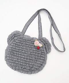 PINK HOUSE / ピンクハウス ショルダーバッグ | テディシルエットフリルポシェット