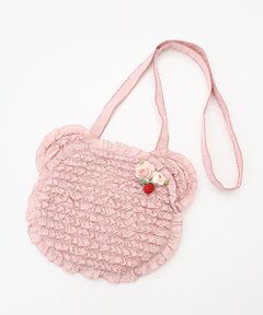 PINK HOUSE / ピンクハウス ショルダーバッグ | テディシルエットフリルポシェット