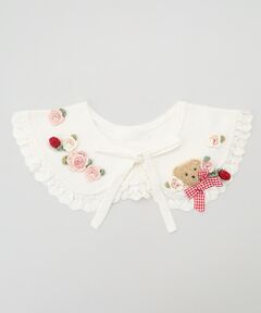 PINK HOUSE / ピンクハウス その他小物 | テディ＆ローズモチーフ付きティペット