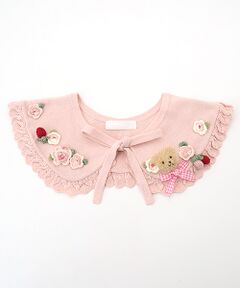 PINK HOUSE / ピンクハウス その他小物 | テディ＆ローズモチーフ付きティペット