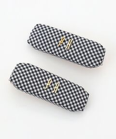 PINK HOUSE / ピンクハウス ヘアピン | PHロゴギンガムチェックバレッタ