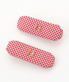 PINK HOUSE / ピンクハウス ヘアピン | PHロゴギンガムチェックバレッタ