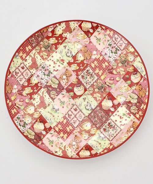 PINK HOUSE / ピンクハウス 食器 | 【PINK HOUSE LIFE STYLE】PH Tea Party 柄 ケーキ皿 | 詳細1