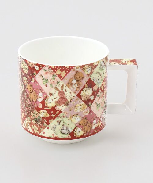 PINK HOUSE / ピンクハウス グラス・マグカップ | 【PINK HOUSE LIFE STYLE】PH Tea Party 柄 上蓋付きマグカップ | 詳細2