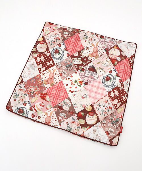 PINK HOUSE / ピンクハウス インテリア・インテリア雑貨 | 【PINK HOUSE LIFE STYLE】PH Tea Party 柄クッションカバー（アカ系）