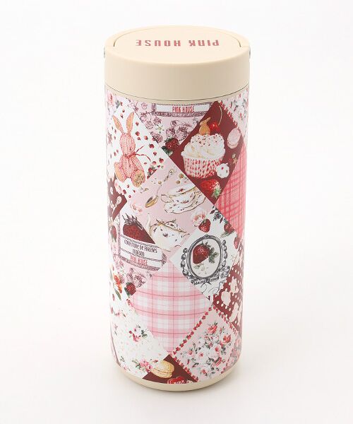 PINK HOUSE / ピンクハウス グラス・マグカップ | 【PINK HOUSE LIFE STYLE】PH Tea Party 柄 サーモマグ | 詳細1