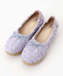 PINK HOUSE / ピンクハウス バレエシューズ | フリル使いバレエシューズ