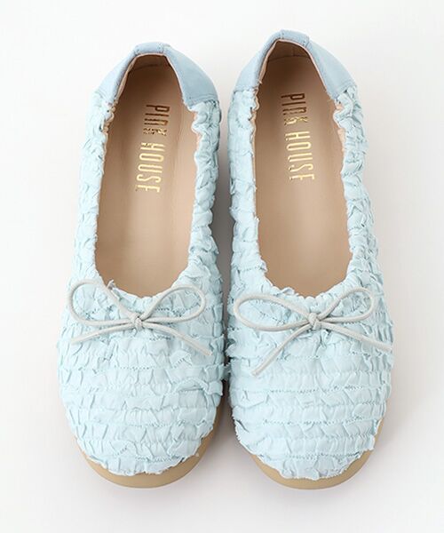 PINK HOUSE / ピンクハウス バレエシューズ | フリル使いバレエシューズ | 詳細1