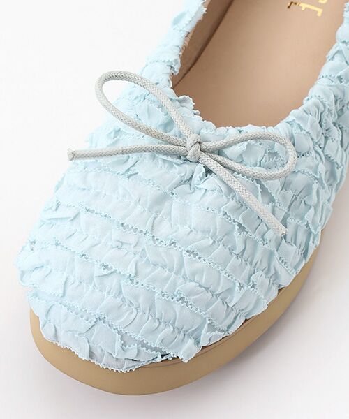 PINK HOUSE / ピンクハウス バレエシューズ | フリル使いバレエシューズ | 詳細6