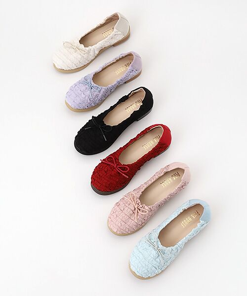 PINK HOUSE / ピンクハウス バレエシューズ | フリル使いバレエシューズ | 詳細7