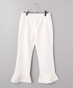 PINK HOUSE / ピンクハウス レギンス・スパッツ | フリル使いニットデニムレギンス