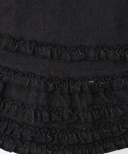 PINK HOUSE / ピンクハウス レギンス・スパッツ | フリル使いニットデニムレギンス | 詳細1