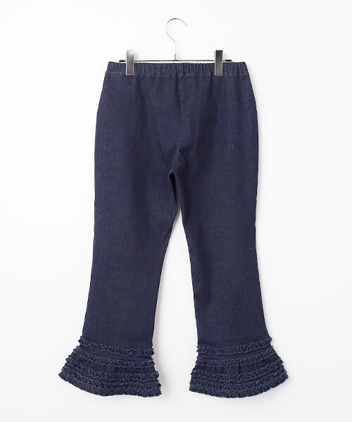 PINK HOUSE / ピンクハウス レギンス・スパッツ | フリル使いニットデニムレギンス | 詳細3