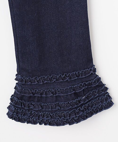 PINK HOUSE / ピンクハウス レギンス・スパッツ | フリル使いニットデニムレギンス | 詳細5
