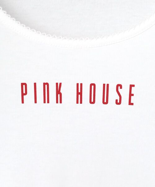PINK HOUSE / ピンクハウス チュニック | ロゴプリントチュニックカットソー | 詳細2