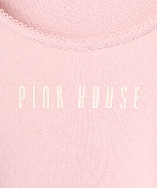 PINK HOUSE / ピンクハウス チュニック | ロゴプリントチュニックカットソー | 詳細3