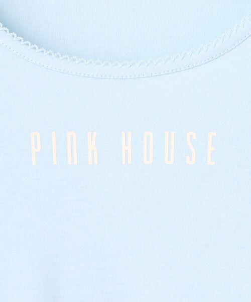 PINK HOUSE / ピンクハウス チュニック | ロゴプリントチュニックカットソー | 詳細4
