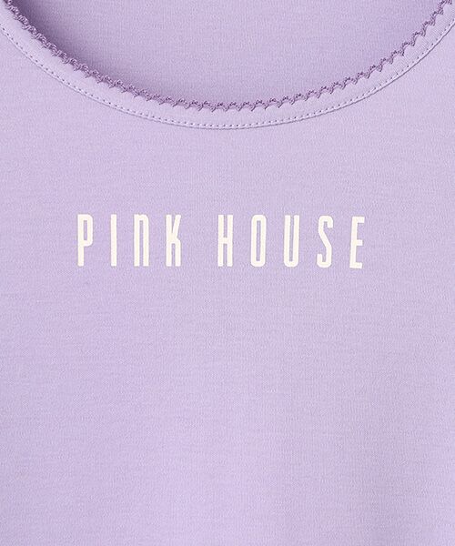PINK HOUSE / ピンクハウス チュニック | ロゴプリントチュニックカットソー | 詳細8