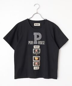 PINK HOUSE / ピンクハウス カットソー | Pロゴアップリケ＆ネームワッペン使いカットソー