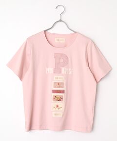PINK HOUSE / ピンクハウス カットソー | Pロゴアップリケ＆ネームワッペン使いカットソー