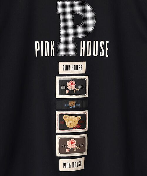 PINK HOUSE / ピンクハウス カットソー | Pロゴアップリケ＆ネームワッペン使いカットソー | 詳細1