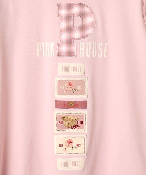 PINK HOUSE / ピンクハウス カットソー | Pロゴアップリケ＆ネームワッペン使いカットソー | 詳細3