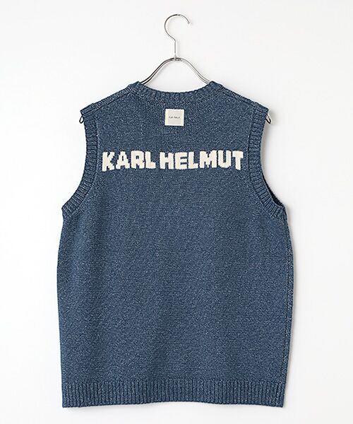 PINK HOUSE / ピンクハウス ベスト | Kロゴ刺繍ニットベスト | 詳細3