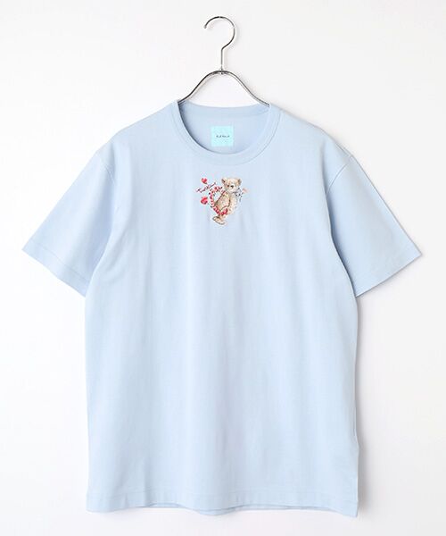 PINK HOUSE / ピンクハウス Tシャツ | テディローズ刺繍Ｔシャツ（ソライロ）