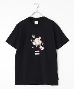 PINK HOUSE / ピンクハウス Tシャツ | ポワン・ド・ローズプリントＴシャツ