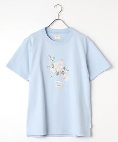 PINK HOUSE / ピンクハウス Tシャツ | ポワン・ド・ローズプリントＴシャツ