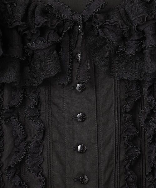 PINK HOUSE / ピンクハウス ロング・マキシ丈ワンピース | ソフトチュール使いワンピース | 詳細1