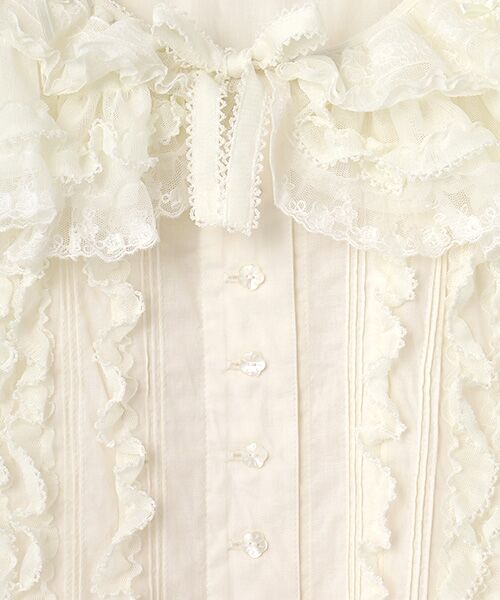 PINK HOUSE / ピンクハウス ロング・マキシ丈ワンピース | ソフトチュール使いワンピース | 詳細2