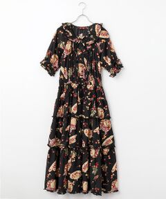 PINK HOUSE / ピンクハウス ロング・マキシ丈ワンピース | さくらんぼの日曜日プリントワンピース