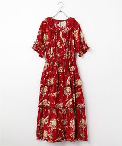 PINK HOUSE / ピンクハウス ロング・マキシ丈ワンピース | さくらんぼの日曜日プリントワンピース