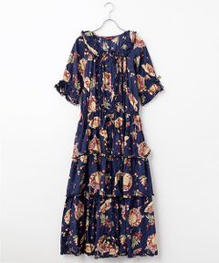 PINK HOUSE / ピンクハウス ロング・マキシ丈ワンピース | さくらんぼの日曜日プリントワンピース