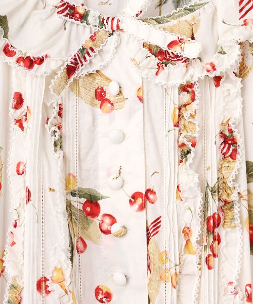 PINK HOUSE / ピンクハウス ロング・マキシ丈ワンピース | さくらんぼの日曜日プリントワンピース | 詳細2