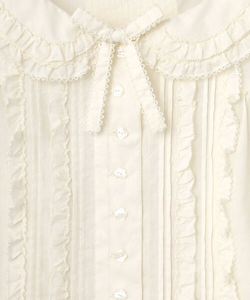 PINK HOUSE / ピンクハウス シャツ・ブラウス | 襟付きローンブラウス | 詳細2