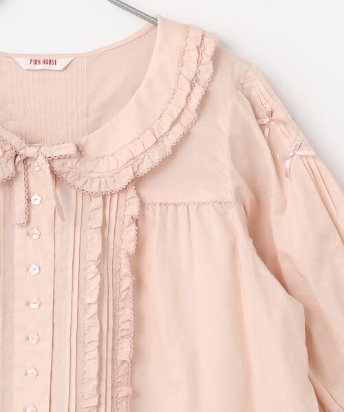 PINK HOUSE / ピンクハウス シャツ・ブラウス | 襟付きローンブラウス | 詳細4