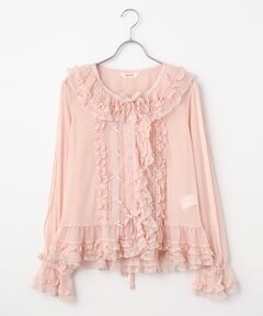 PINK HOUSE / ピンクハウス シャツ・ブラウス | ソフトチュールブラウス